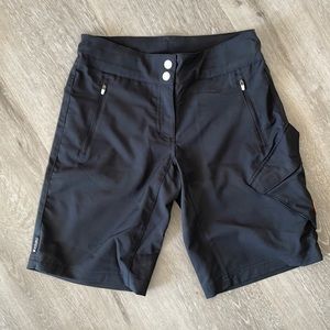 Maloja black shorts size small. Excellent condition.